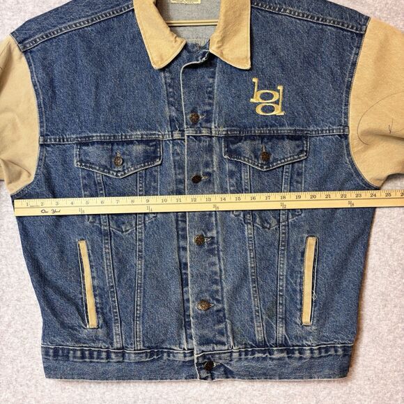 Whoa Apparel Jean Jacket Singer Billy Dean Autographed Tour jacket   Men’s L - Picture 9 of 16